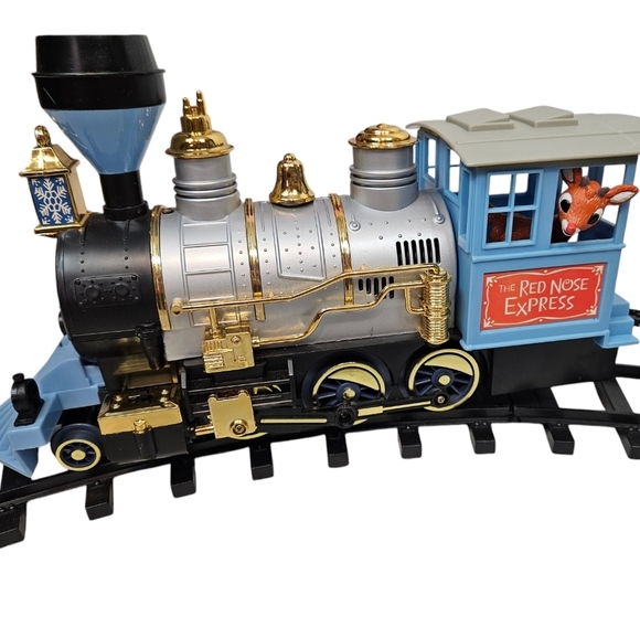 Memory Lane‎ Rudolph Island Of Misfit Toys Rudolph's Red Nose Express Train Set - Picture 5 of 17